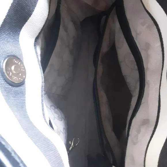 💙HOST PICK💙 MICHAEL KORS BLACK/WHITE CROSS BODY SATCHEL - Picture 7 of 10